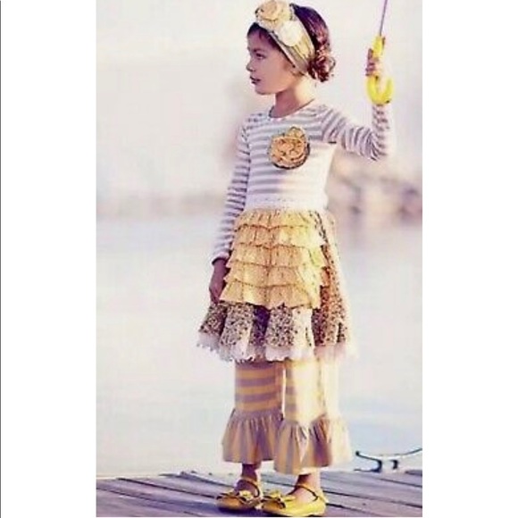 Mustard Pie 2T dress with bloomers - Picture 4 of 4